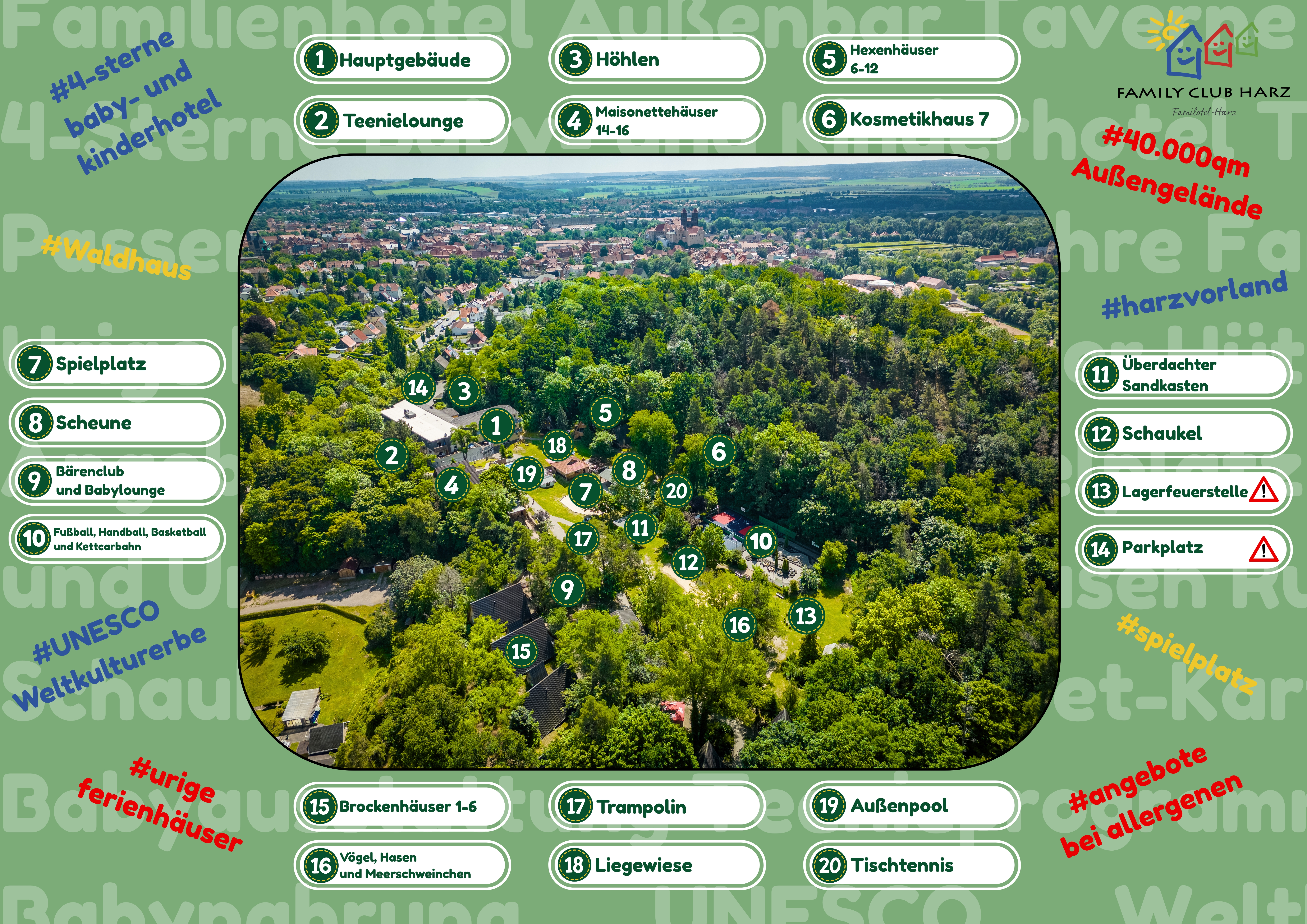 Lageplan Family Club Harz