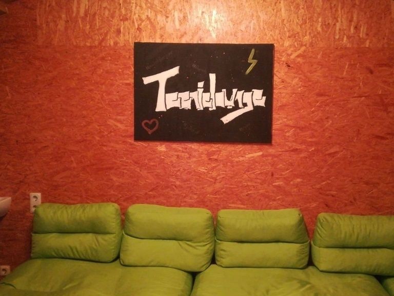 Wandschild Teenielounge