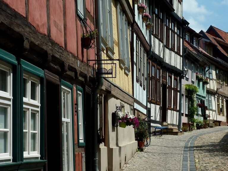 Häuserzeile Quedlinburg