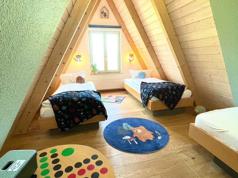 Gemütliches Kinderzimmer im Brockenhaus im Family Club Harz.