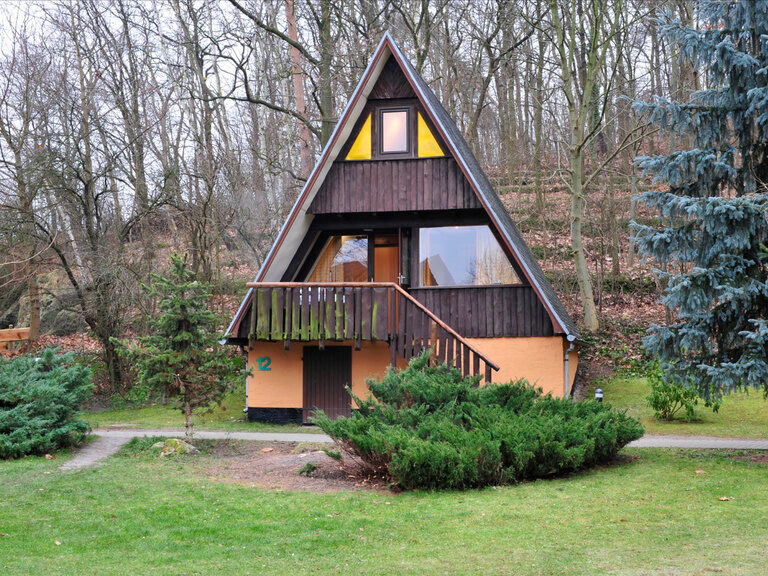 Unterkunft Hexenhaus von außen
